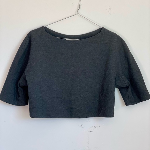 Anne Fontaine Tops - Anne Fontaine Charcoal Grey Top Size 42